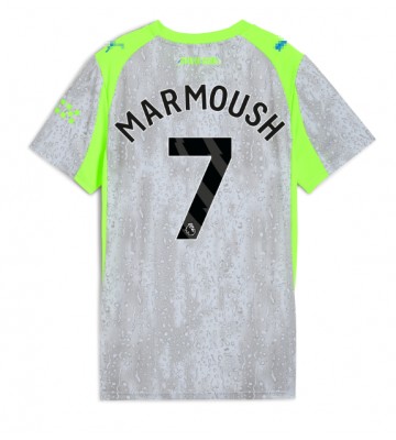 Lacne Ženy Futbalové dres Manchester City Omar Marmoush #7 2025-26 Krátky Rukáv - Tretina